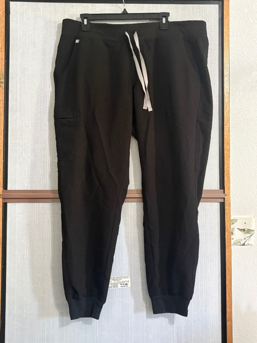 Figs Black Jogger and top Set